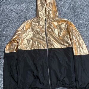 Gold and Black Women’s Jacket - Forever 21 NWOT